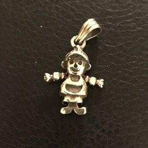 Silver boy charm silver 950 NWT